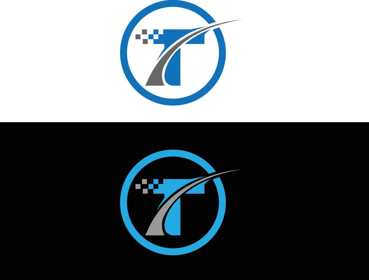 Technologie-Logo-Design vektor