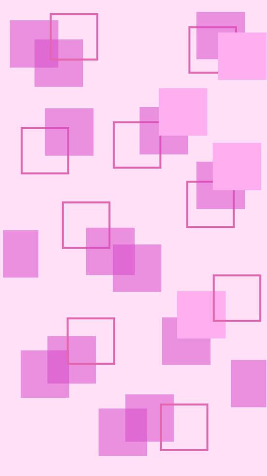 abstrakt Rosa Hintergrund mit Quadrate vektor