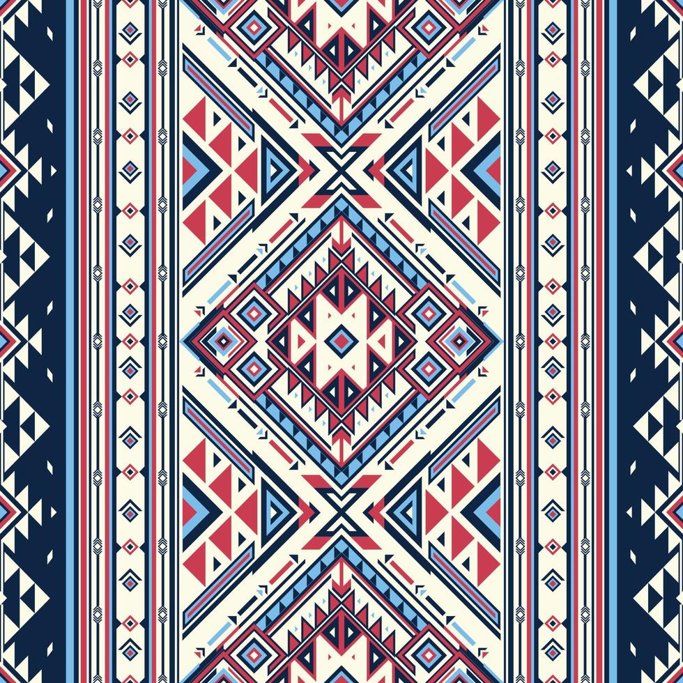 einheimisch Muster ethnisch Muster indisch aztekisch Stammes- geometrisch Mexikaner Ornament Textil- Stoff Grafik Teppich Volk Motiv afrikanisch Zier Stickerei Boho Tradition modisch einheimisch amerikanisch Maya vektor