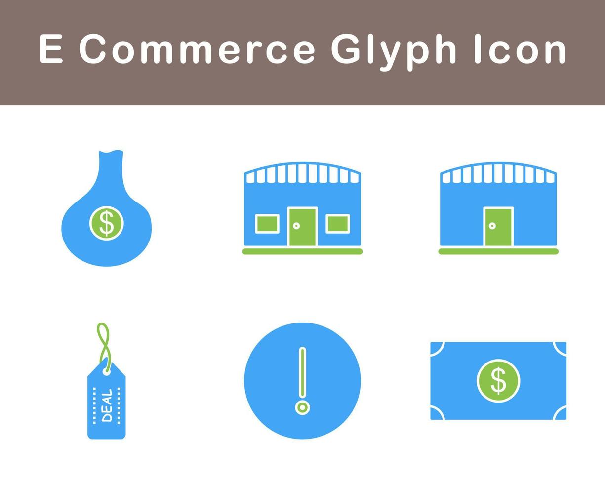 E-Commerce-Vektor-Icon-Set vektor