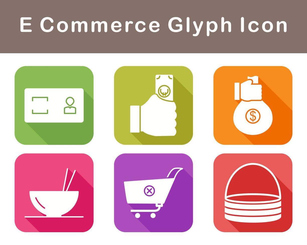 E-Commerce-Vektor-Icon-Set vektor