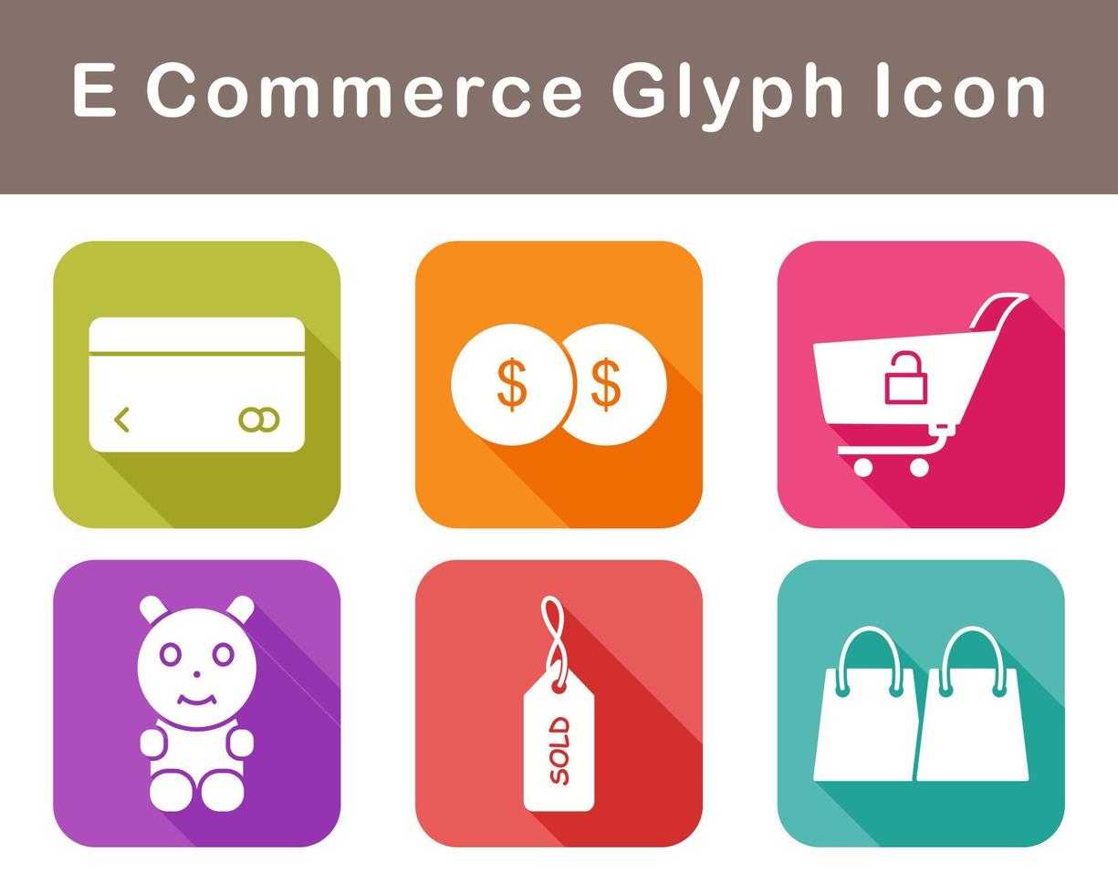 E-Commerce-Vektor-Icon-Set vektor