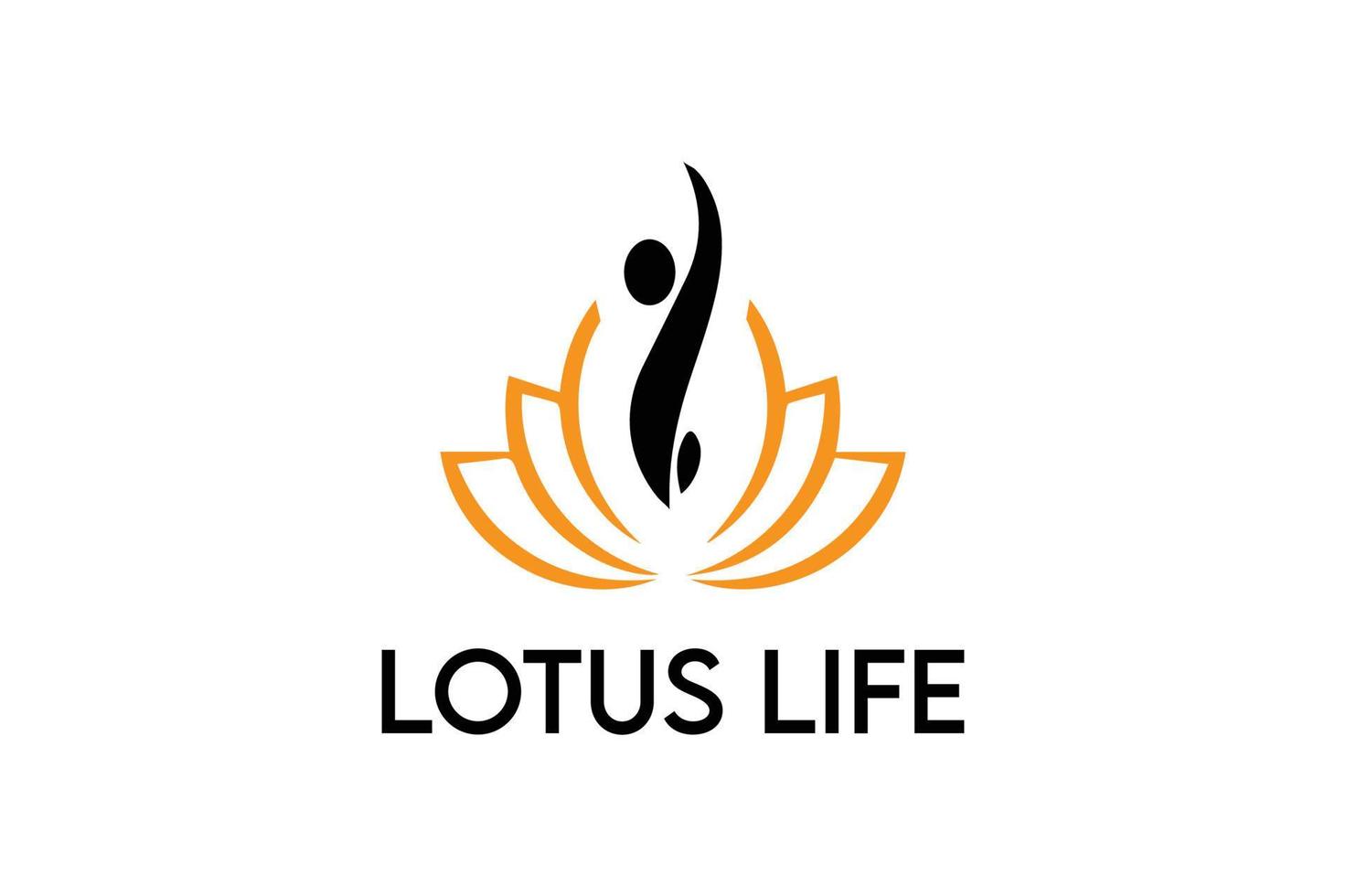 Lotus Leben, Spa und Haut Pflege , Schönheit Stil und Salon Logo vektor