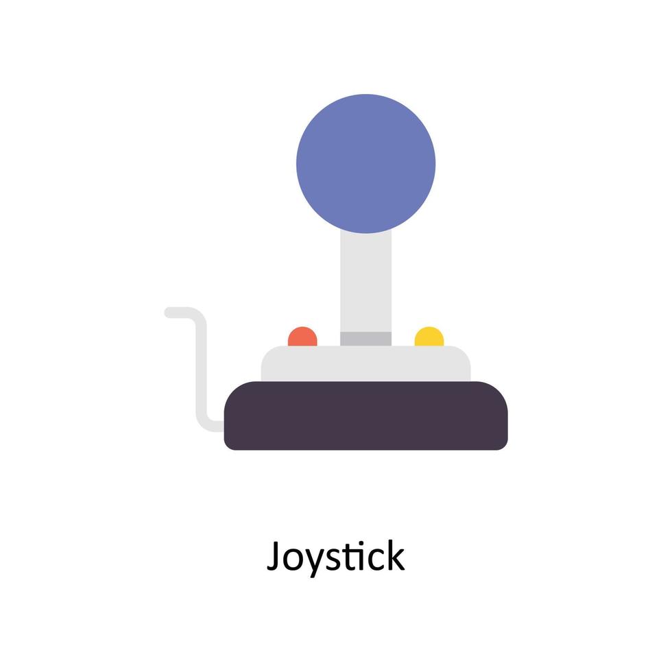 Joystick Vektor eben Symbole. einfach Lager Illustration Lager Illustration