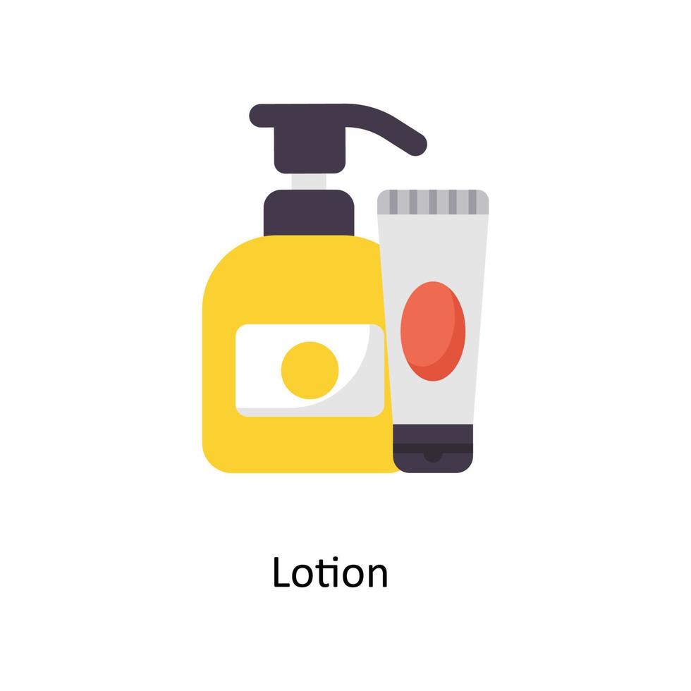 lotion vektor platt ikoner. enkel stock illustration stock