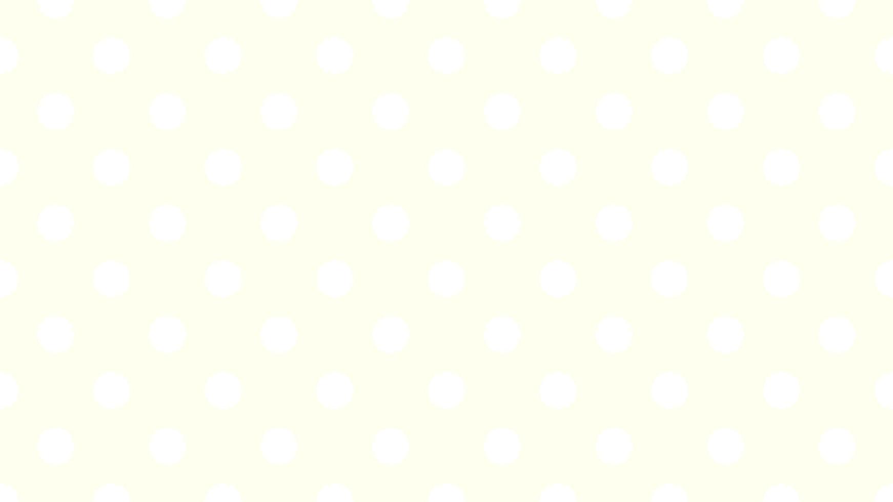 Weiß Farbe Polka Punkte Über Elfenbein aus Weiß Hintergrund vektor