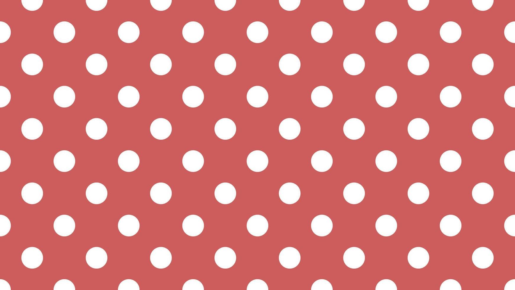 Weiß Farbe Polka Punkte Über indisch rot Hintergrund vektor