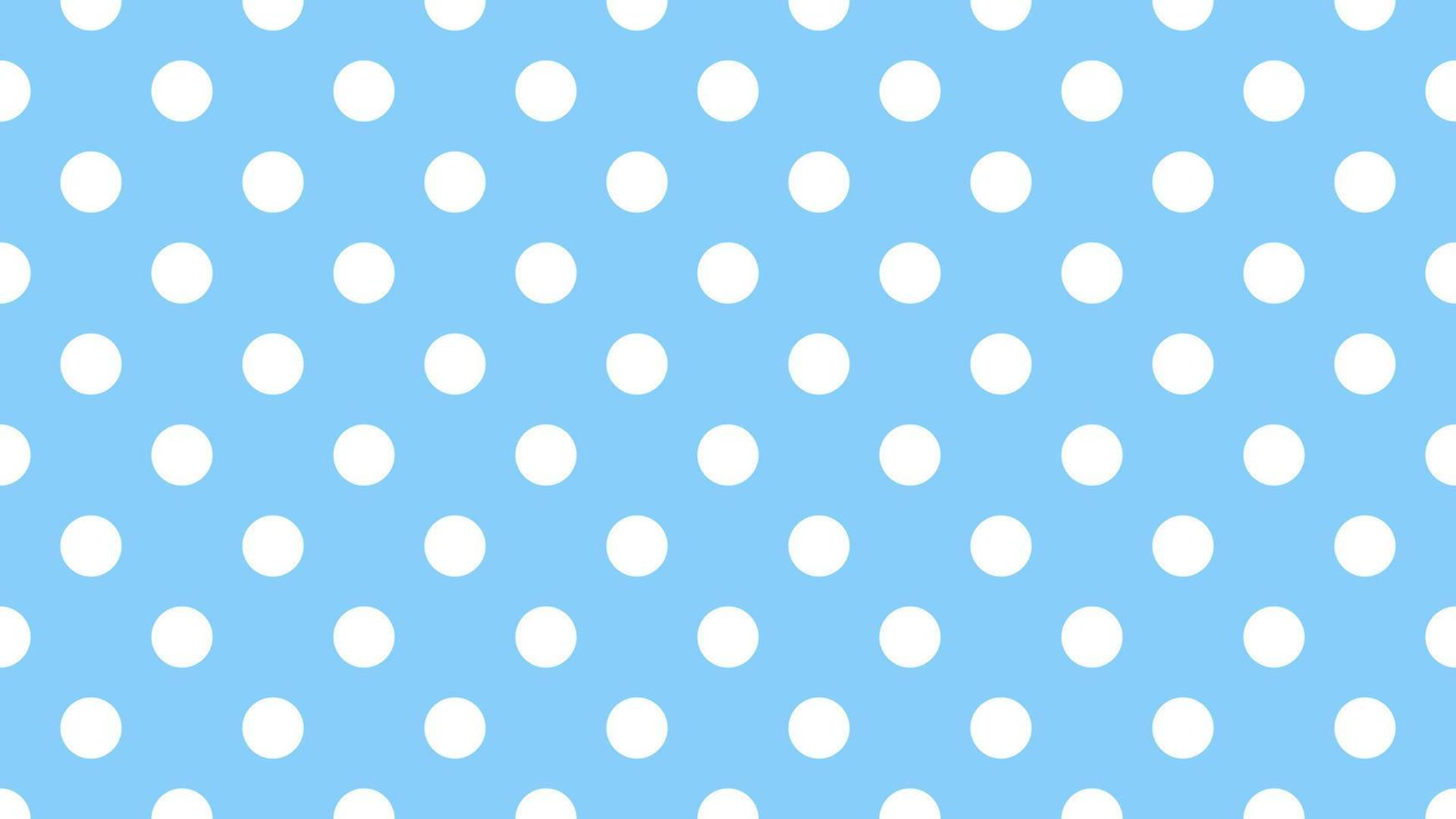 Weiß Farbe Polka Punkte Über Licht Himmel Blau Hintergrund vektor