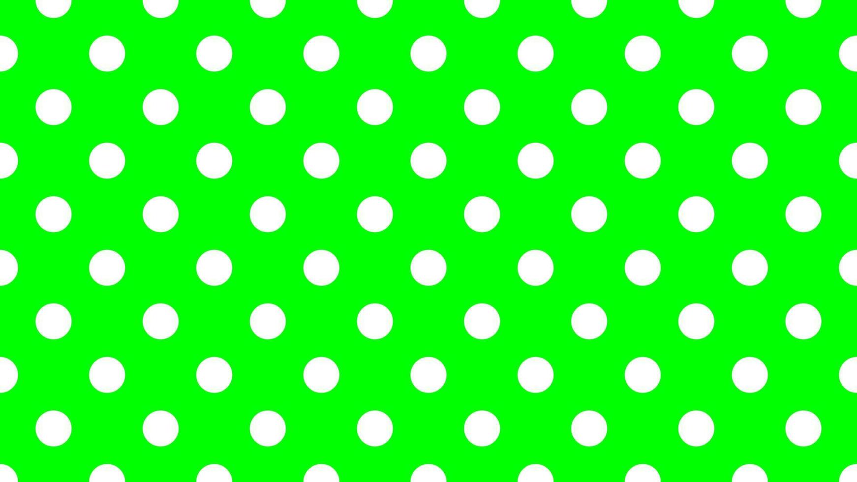 Weiß Farbe Polka Punkte Über Limette Grün Hintergrund vektor