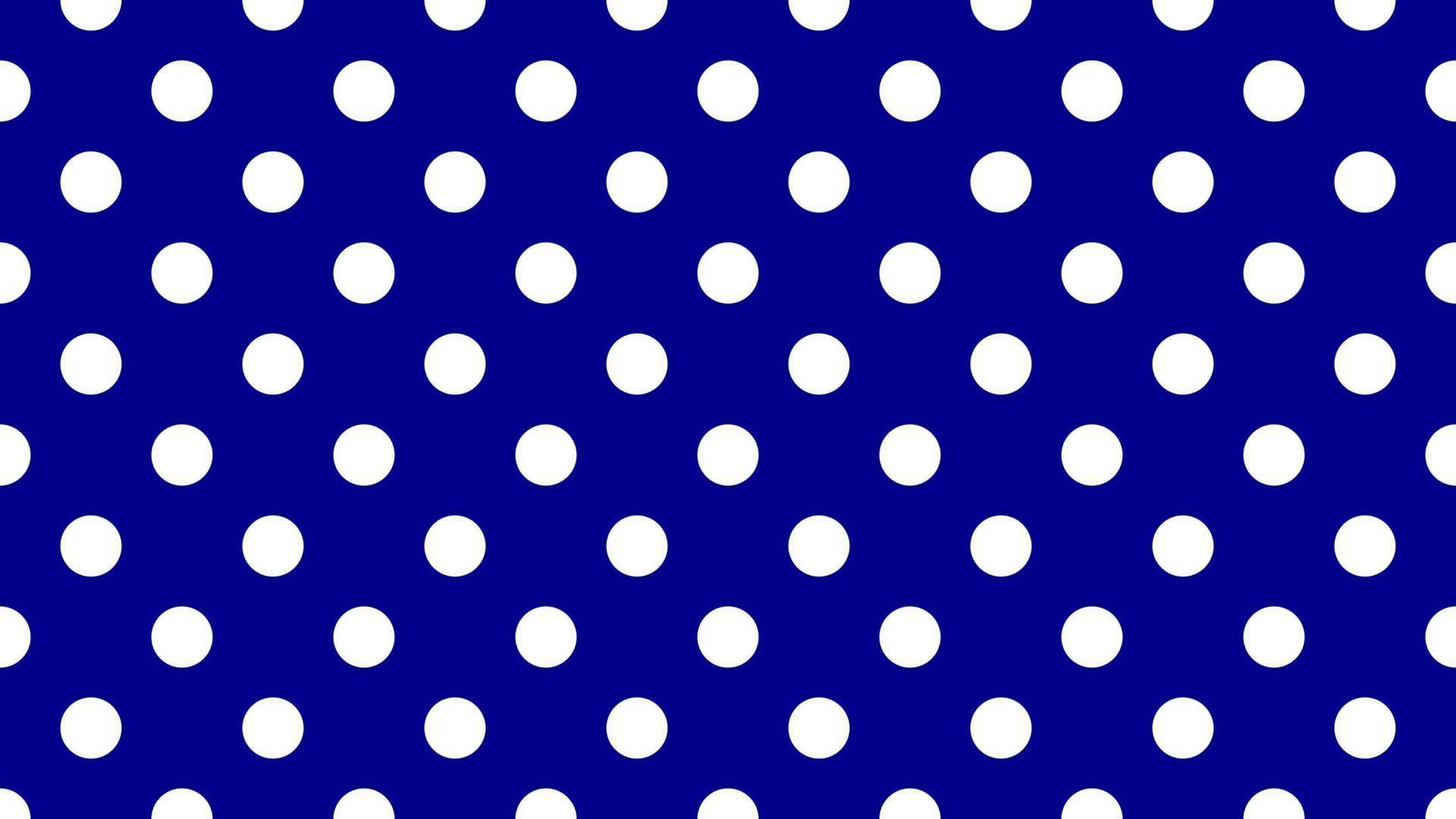 Weiß Farbe Polka Punkte Über dunkel Blau Hintergrund vektor