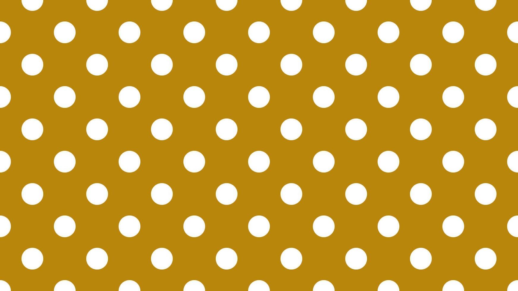 vit Färg polka prickar över mörk gullris brun bakgrund vektor
