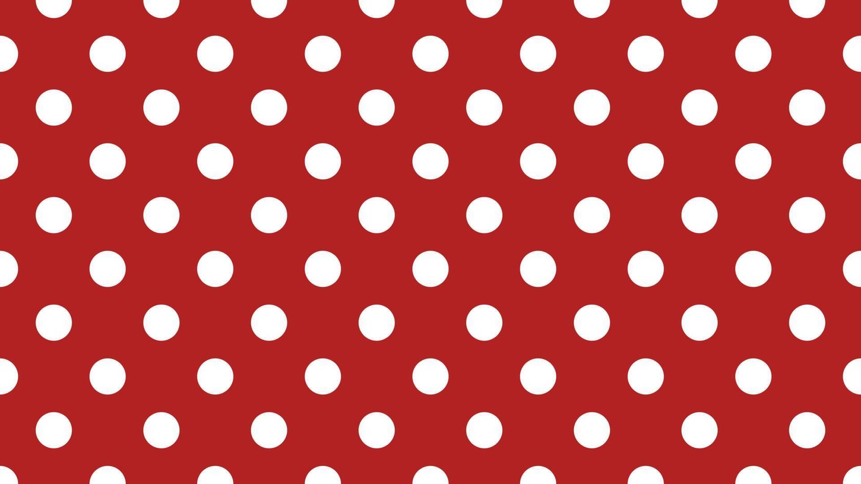 Weiß Farbe Polka Punkte Über Schamottstein rot Hintergrund vektor