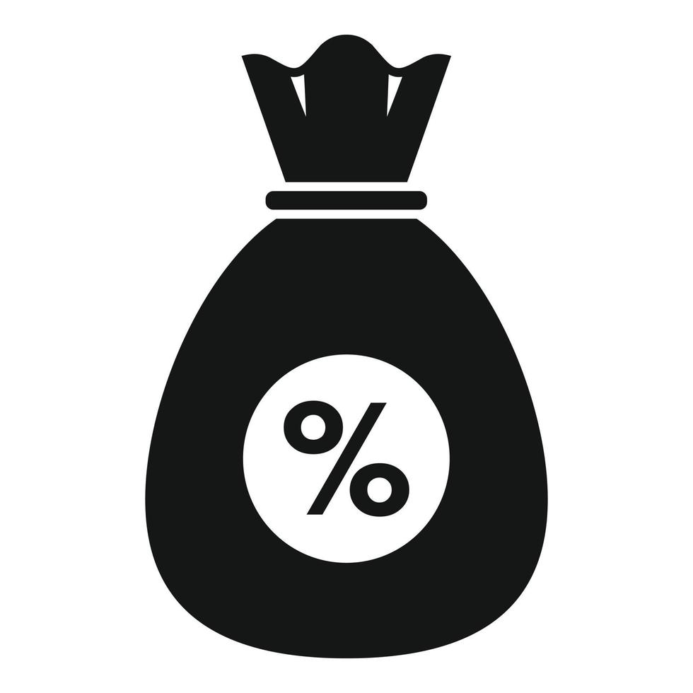 Geld Tasche Haftung Symbol einfach Vektor. Politik Risiko vektor