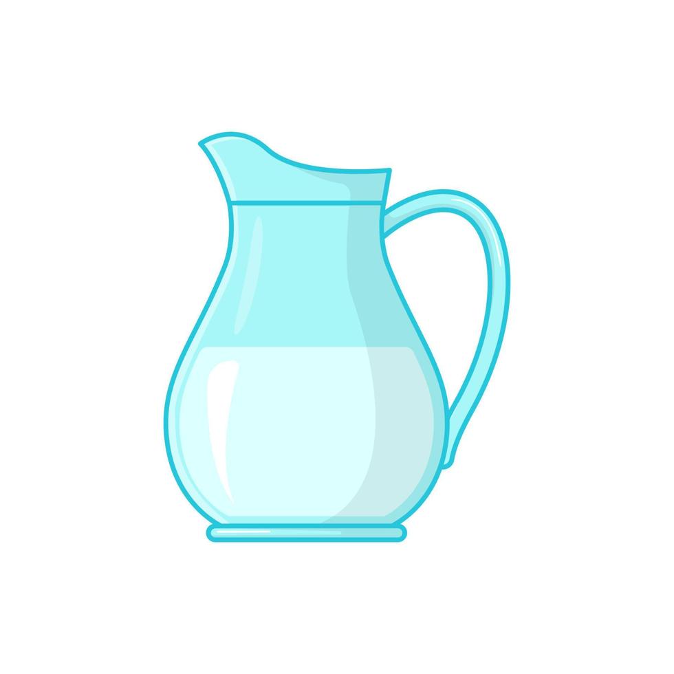 mjölk kanna vektor illustration