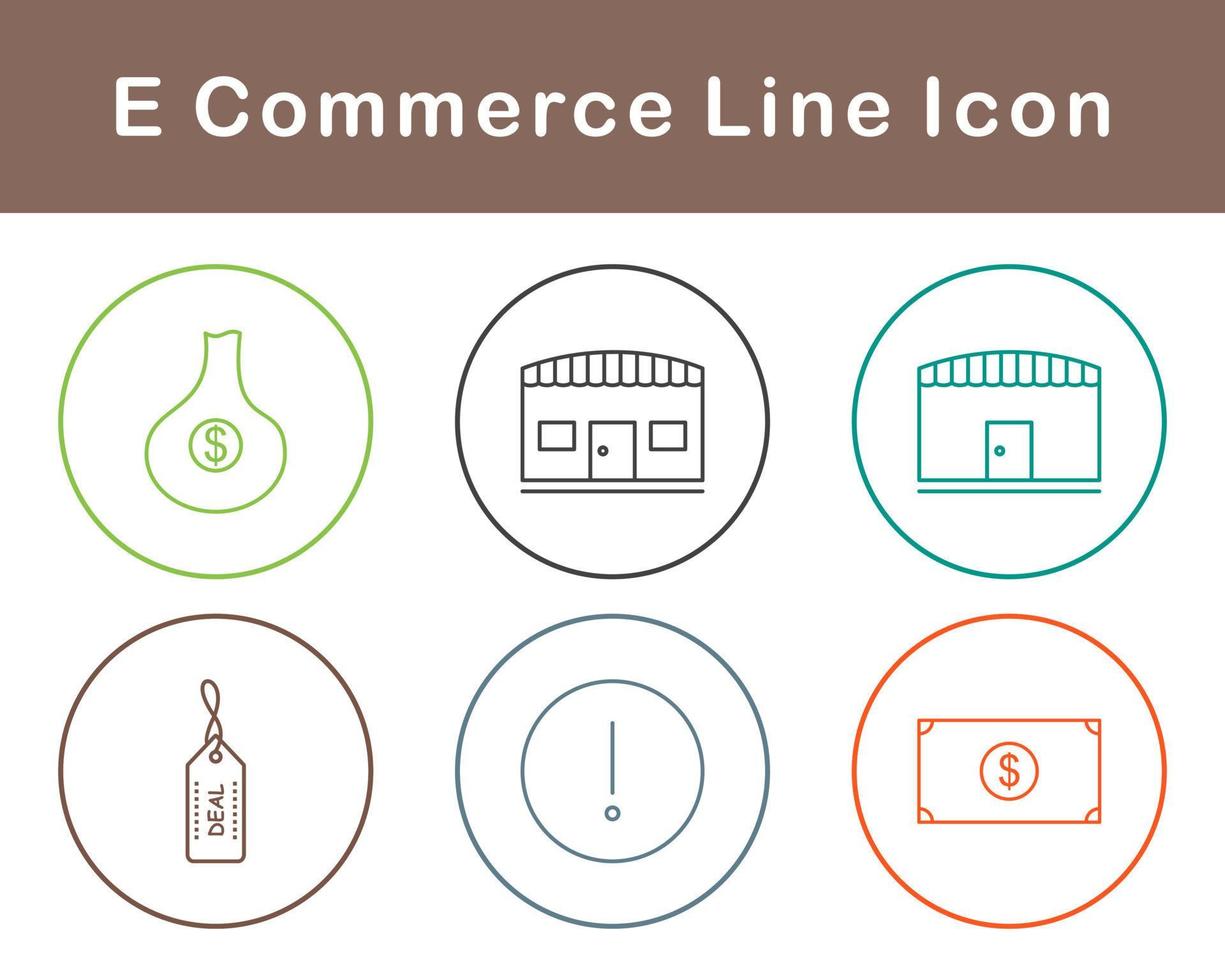 E-Commerce-Vektor-Icon-Set vektor