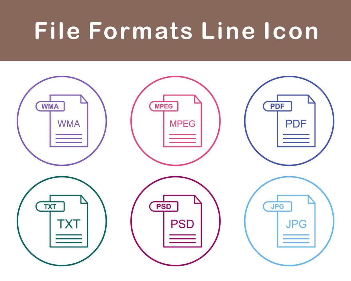 Datei Formate Vektor Symbol einstellen