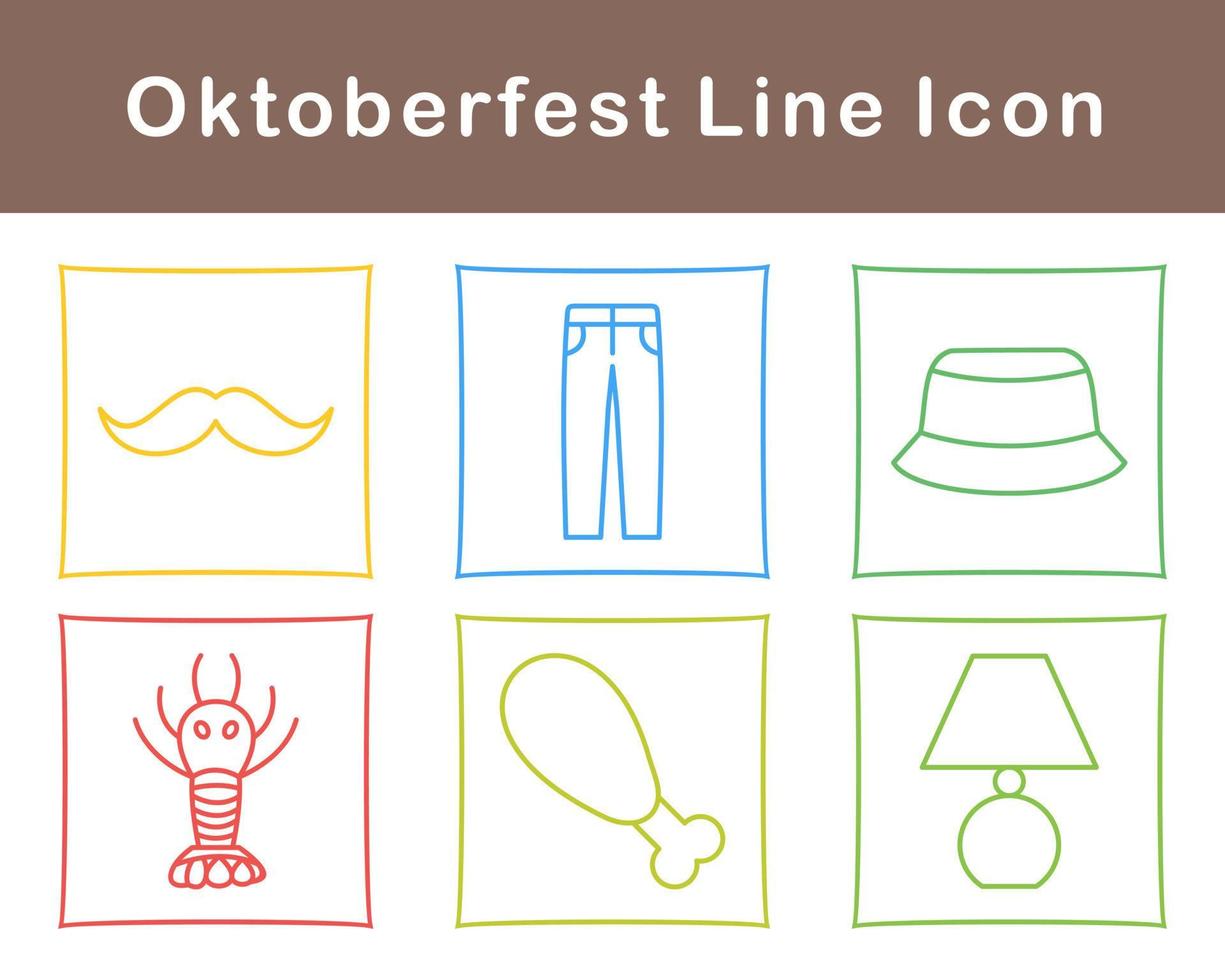 Oktoberfest Vektor Symbol einstellen