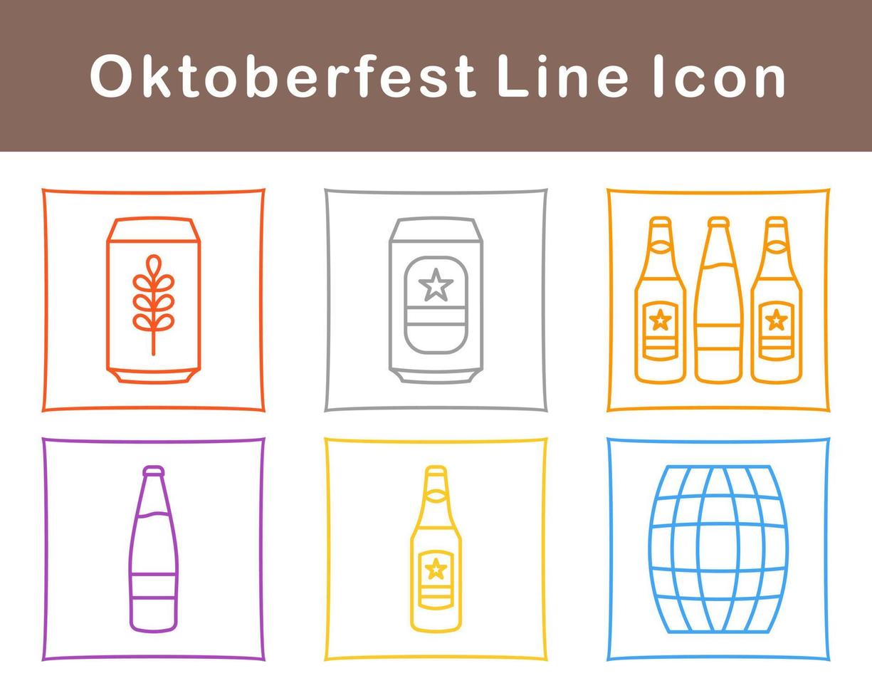 oktoberfest vektor ikon uppsättning