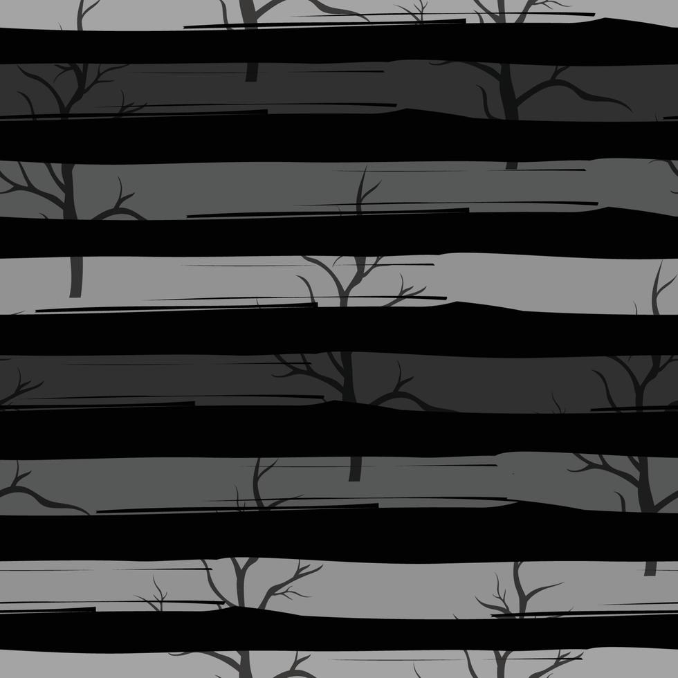 ein einfach schwarz und Weiß Hintergrund mit Bäume vektor