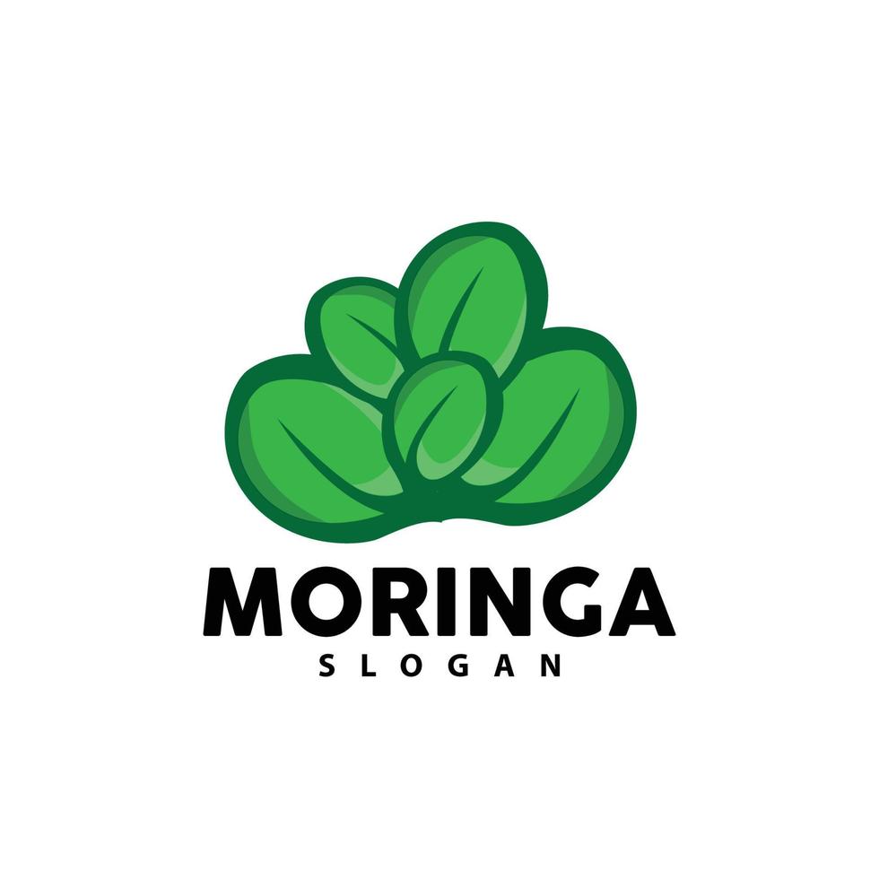 blad logotyp, eco grön växt vektor, grön jord vård återvinning design, moringa blad logotyp ikon mall illustration vektor