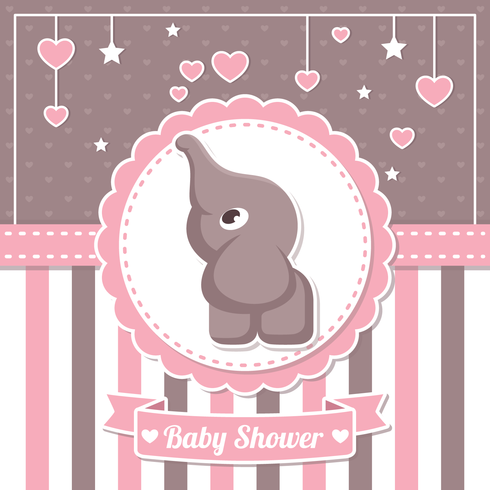 Baby Shower Bakgrunder vektor