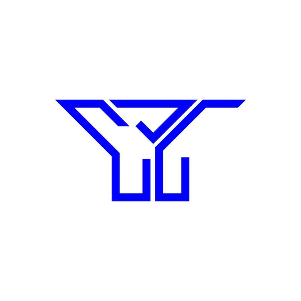 cjl brev logotyp kreativ design med vektor grafisk, cjl enkel och modern logotyp.