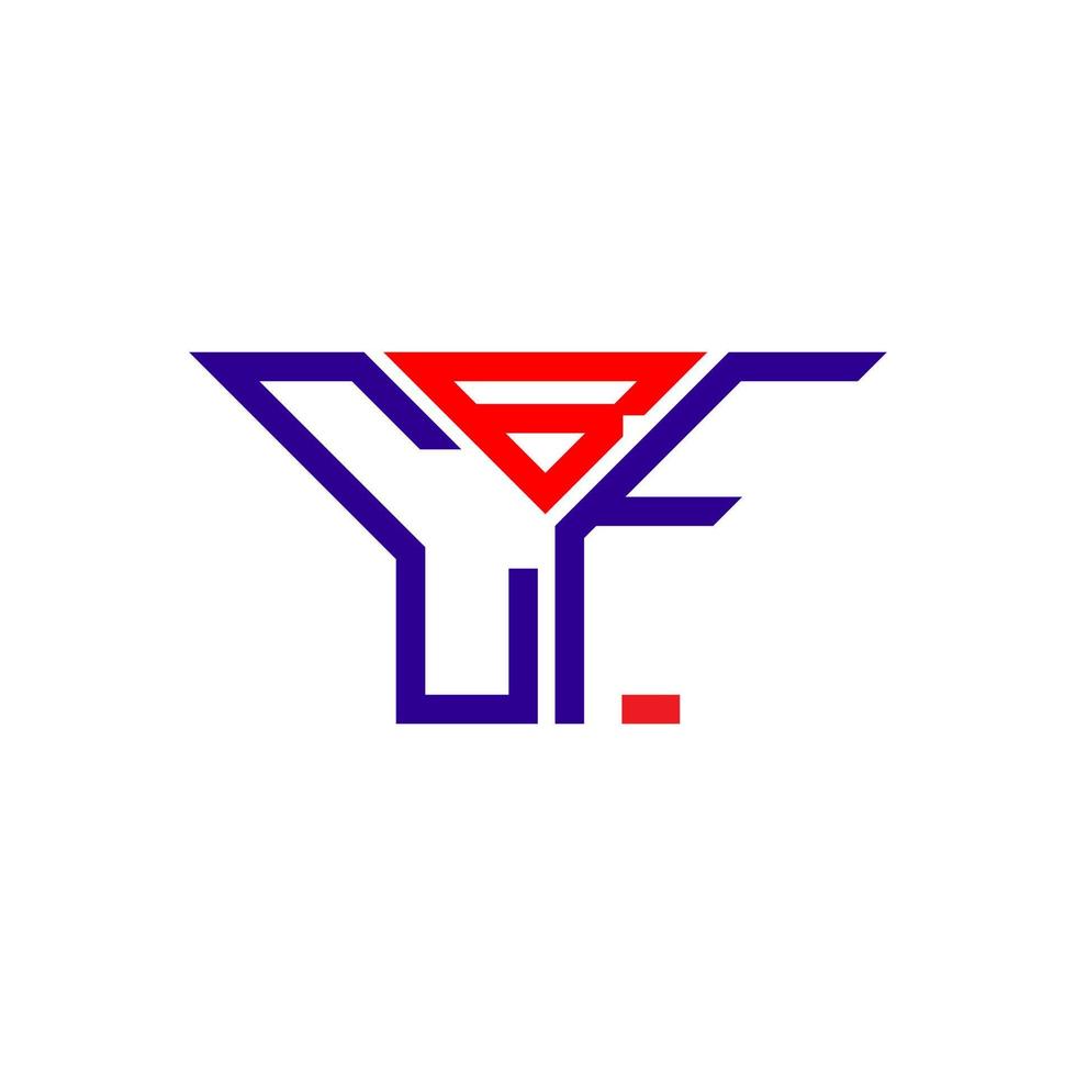 cbf brev logotyp kreativ design med vektor grafisk, cbf enkel och modern logotyp.
