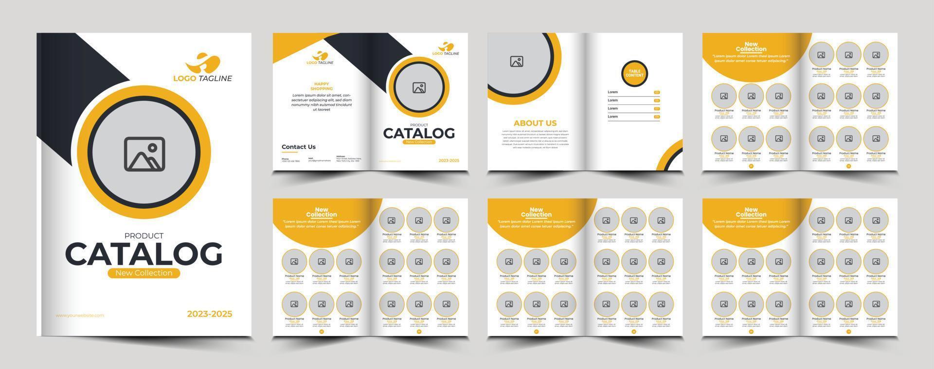 Produkt Katalog oder Katalog Vorlage Design vektor