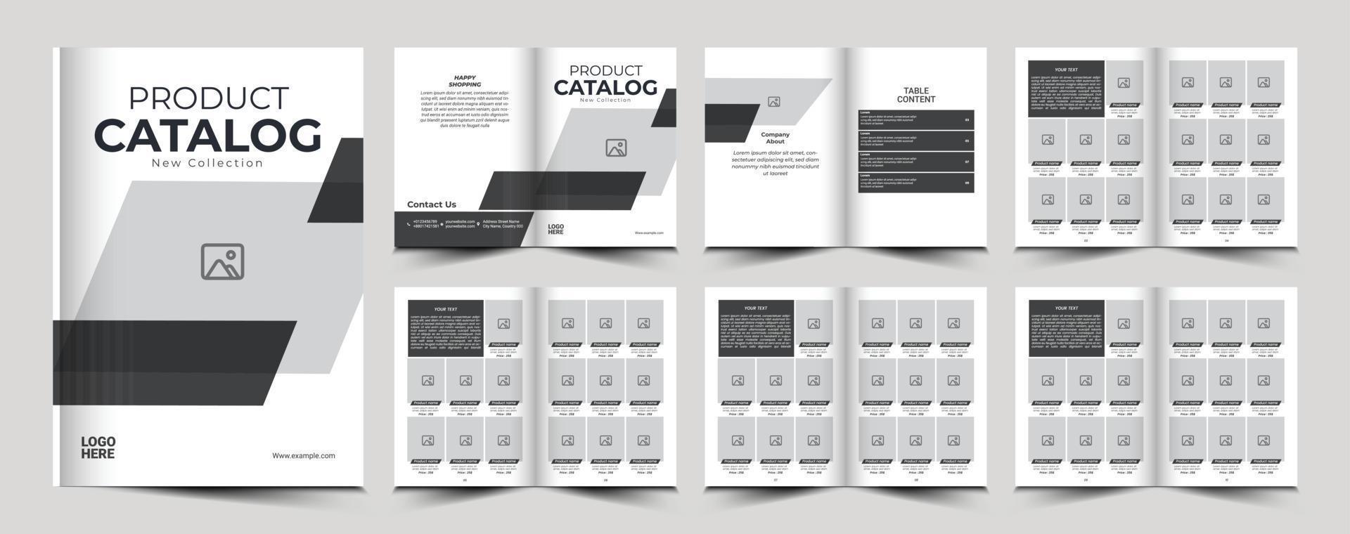 Produkt Katalog oder Katalog Vorlage Design vektor