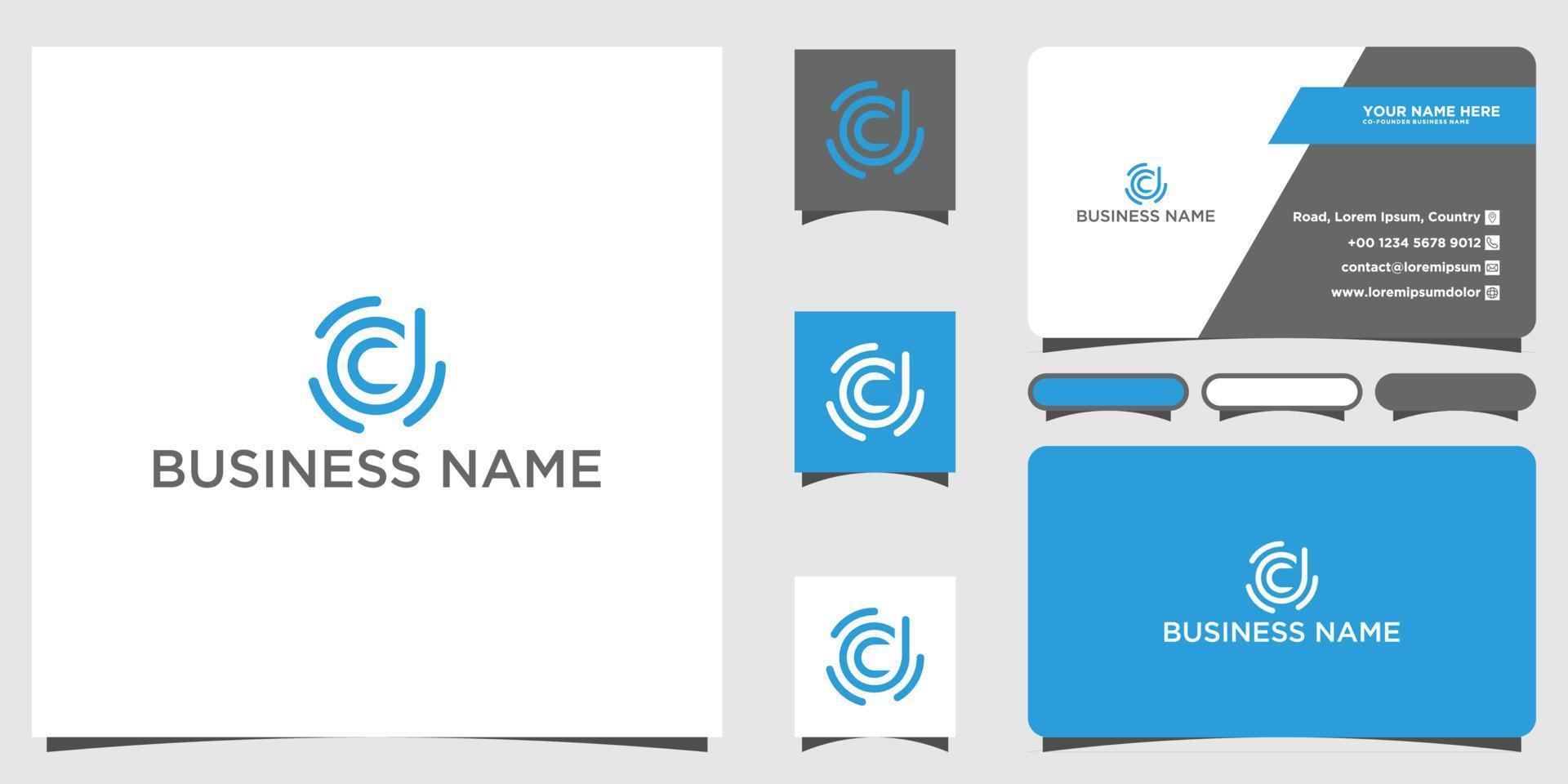 dc monogram initialer brev logotyp begrepp. CD ikon design. dc elegant och professionell brev ikon design vektor