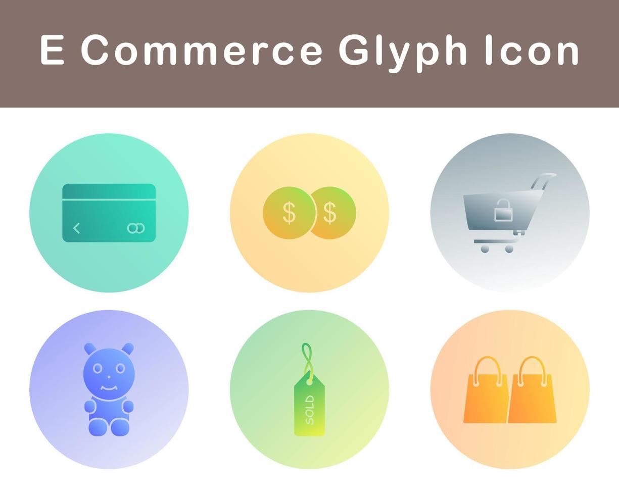 E-Commerce-Vektor-Icon-Set vektor