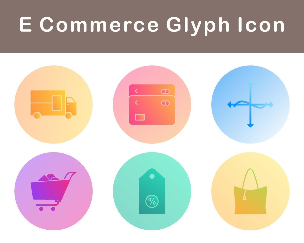 E-Commerce-Vektor-Icon-Set vektor