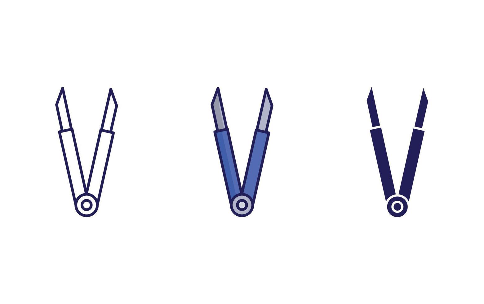 Pinzette Vektor Symbol