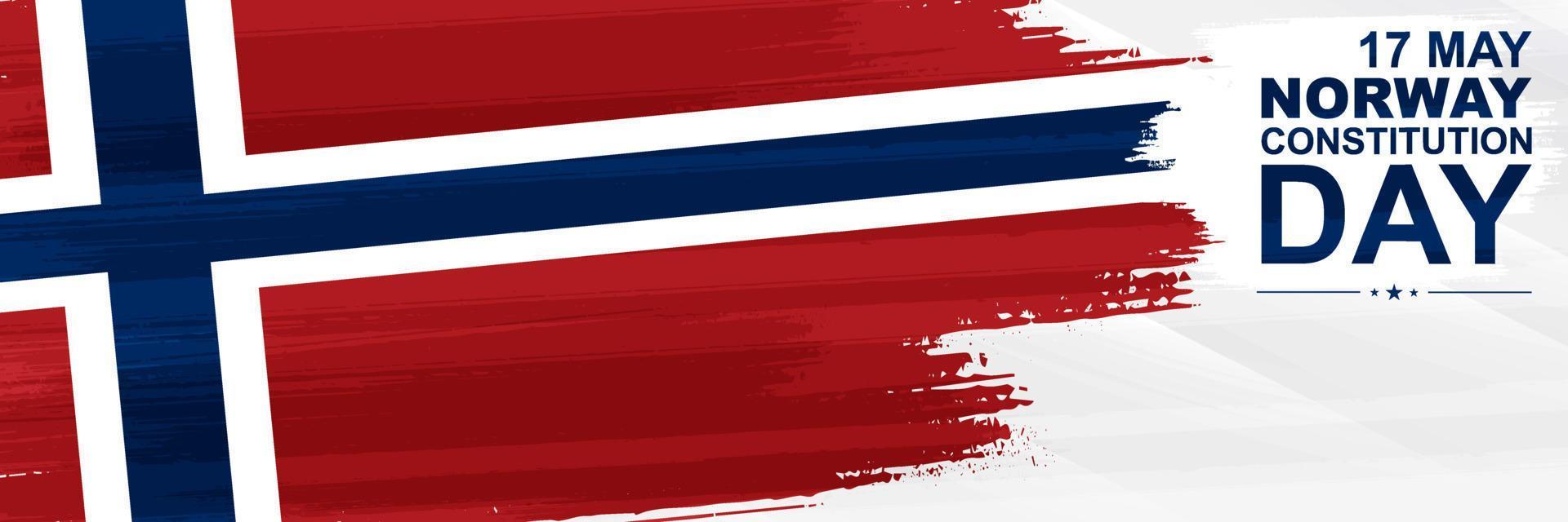 17 kann Norwegen Verfassung Tag. Karte, Banner, Poster, Hintergrund Design. Vektor Illustration.