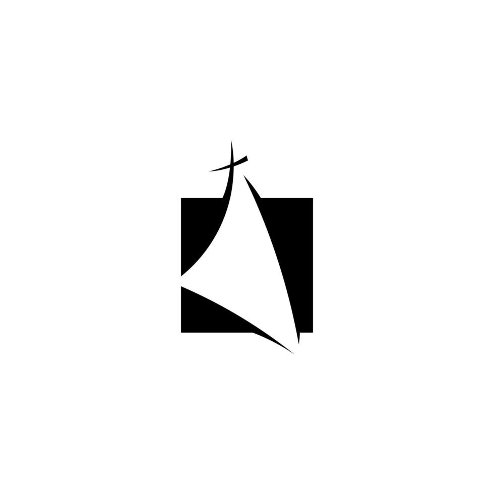 Yacht logotyp design inspiration vektor mall
