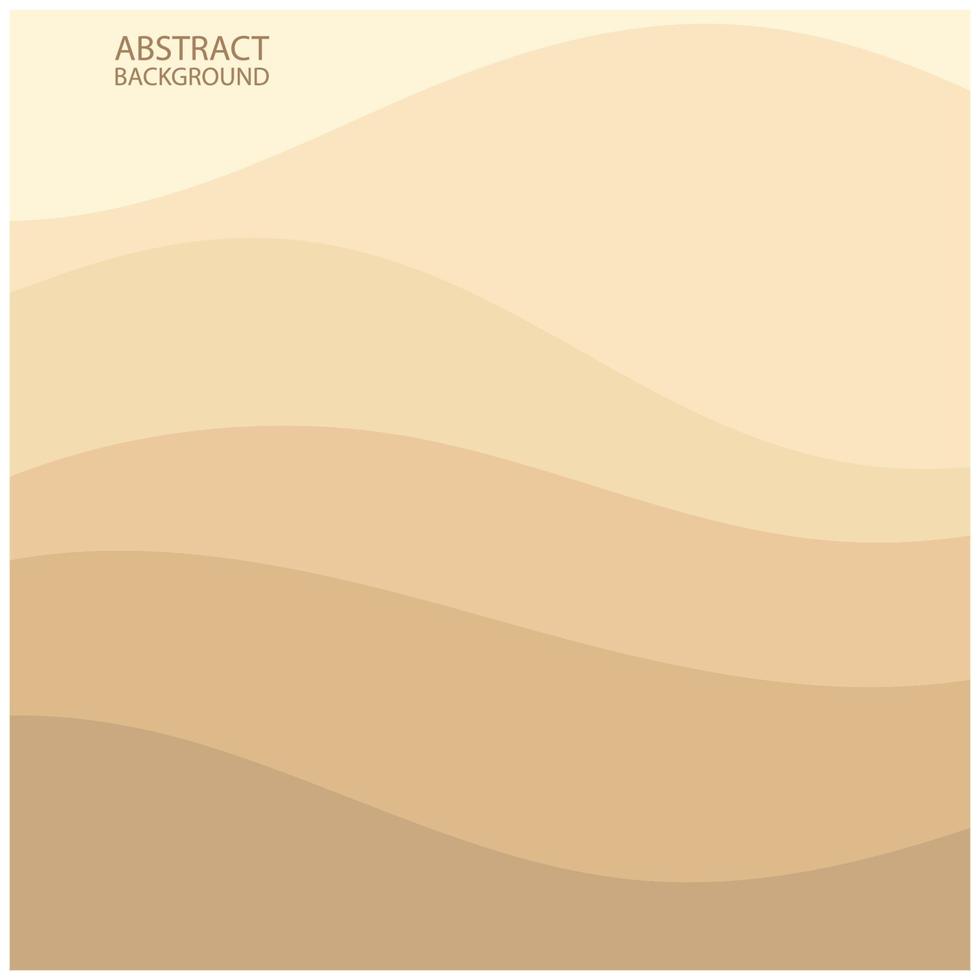einfach abstrakt Sand Hintergrund mit braun Farbe Kombination, Strand Wüste, Buch Abdeckung, Hintergrund, Vektor