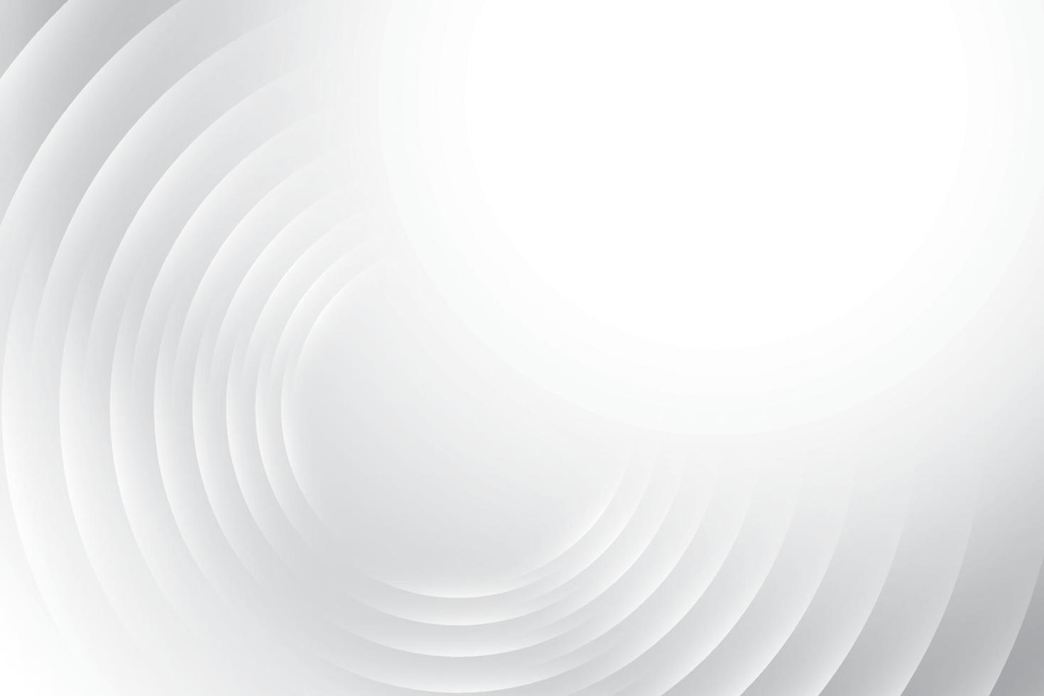 abstrakt vit och grå Färg, modern design Ränder bakgrund med geometrisk runda form. vektor illustration.