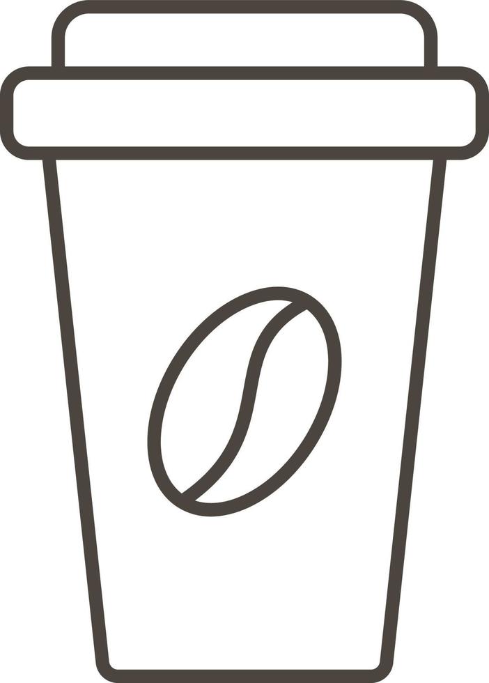 kalt Kaffee Vektor Symbol. einfach Element Illustration von Essen Konzept. kalt Kaffee Vektor Symbol. trinken Konzept Vektor Illustration. auf Weiß Hintergrund