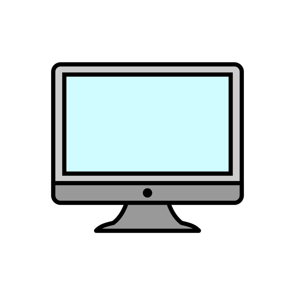 Illustration Vektor Grafik von Monitor, Bildschirm, Computer Symbol