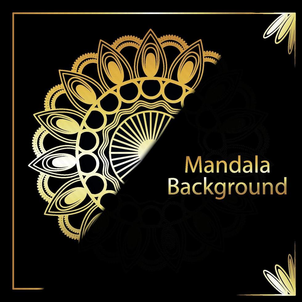 kreatives Mandala-Entwurfsmuster vektor