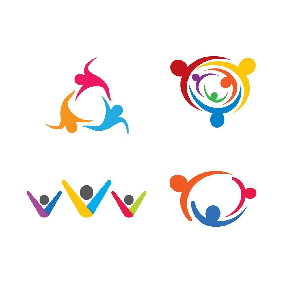 Community Care Logo Bilder Design vektor