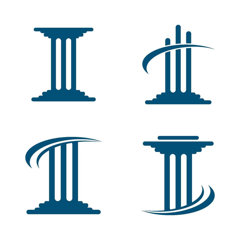 pelare logotyp bilder vektor