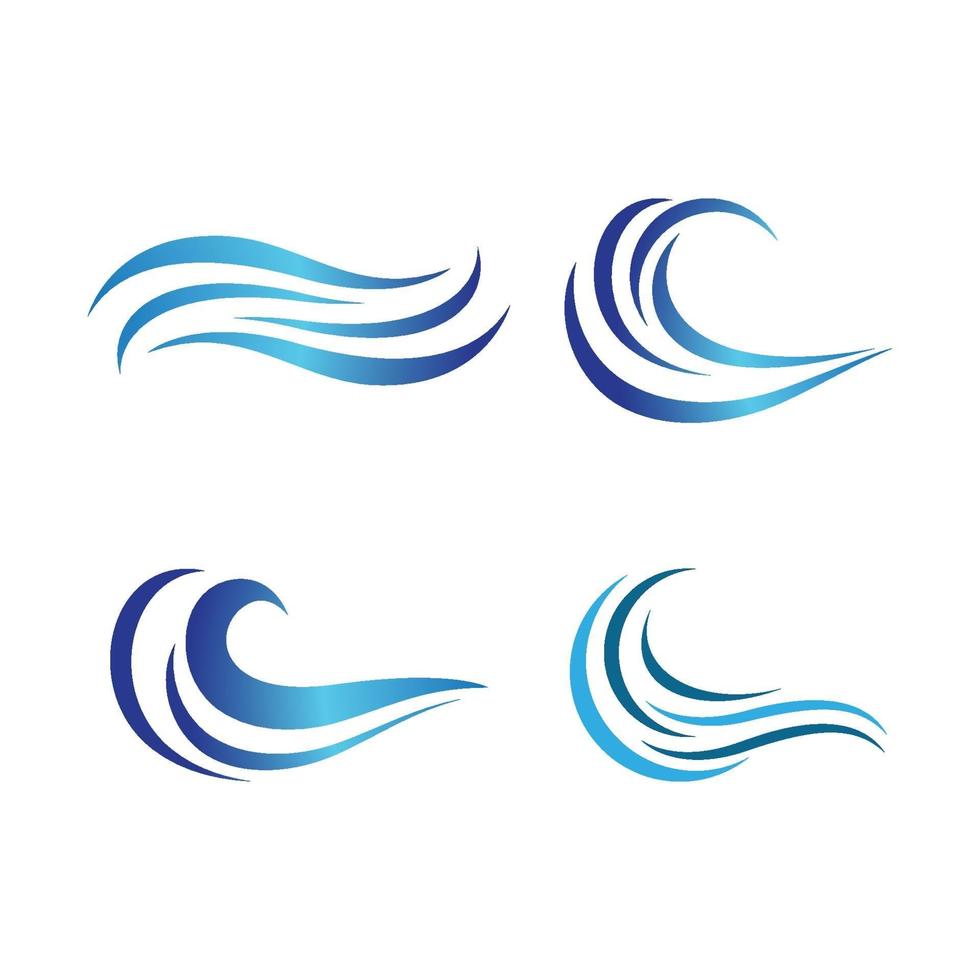 Wasserwelle Logo Bilder vektor