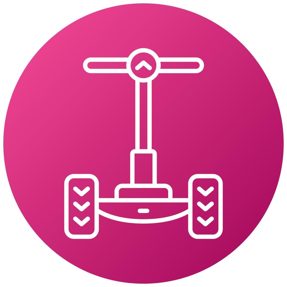 Segway Symbol Stil vektor