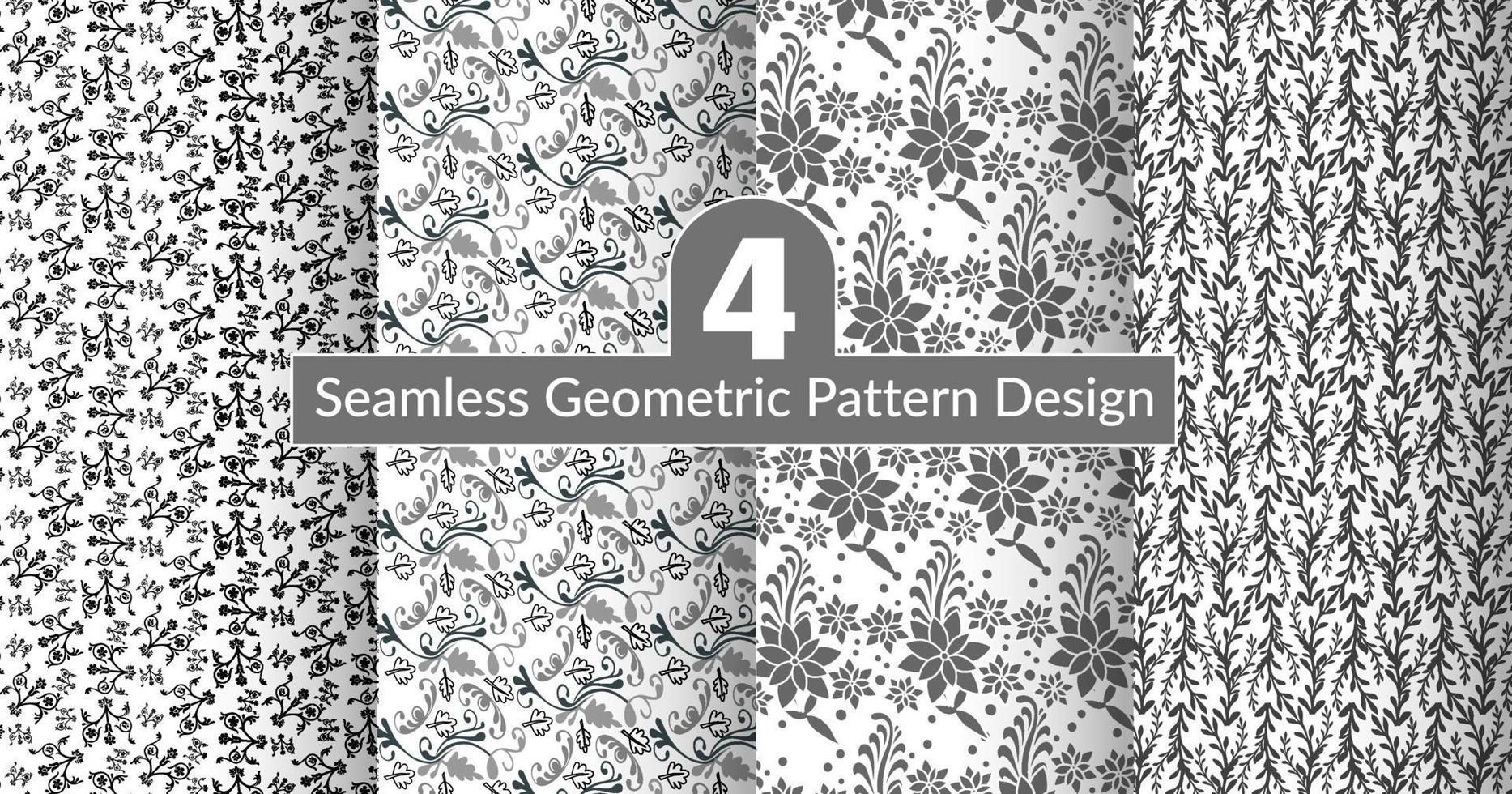 geometrisk textil- blommig mönster bakgrund. sömlös geometrisk eleganta mönster textur. linje cirkel sömlös dekorativ elegant abstrakt mönster. abstrakt geometrisk hexagonal 3d kuber mönster. vektor