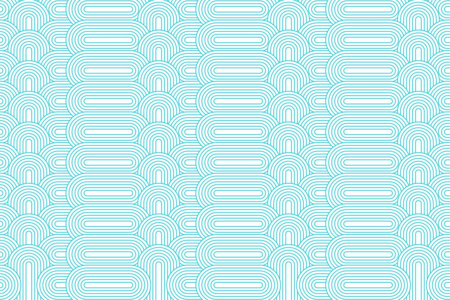nahtlos geometrisch Linie Kreis Muster Design. Textil- Blumen- Muster Hintergrund. abstrakt geometrisch sechseckig 3d Würfel Muster. vektor