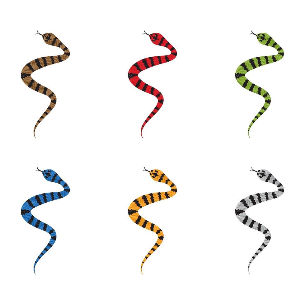 Schlangenlogo-Bildillustration vektor