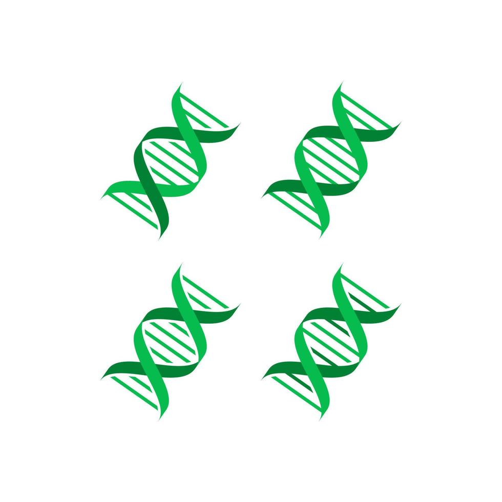 DNA Symbol, DNA Logo Vorlage vektor