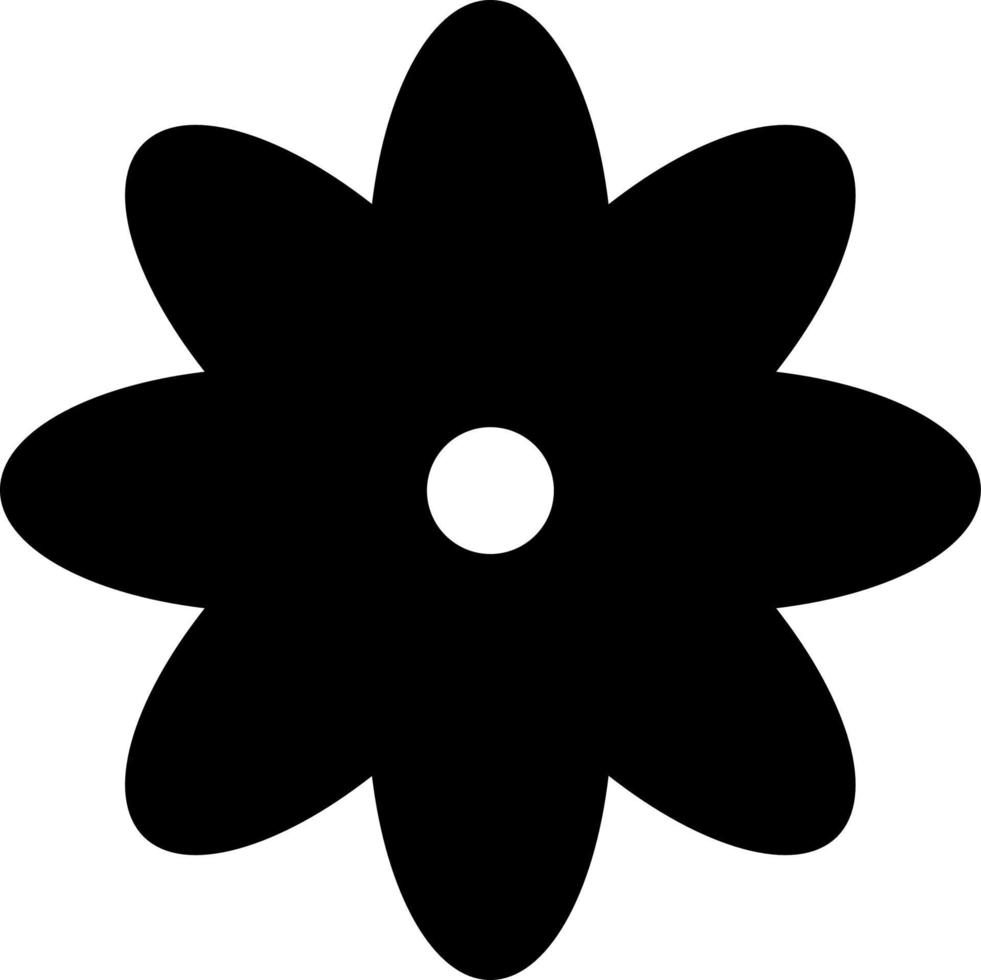 Blume, Symbol. Element von einfach Symbol zum Webseiten, Netz Design, Handy, Mobiltelefon Anwendung, Infografiken. dick Linie Symbol zum Webseite Design und Entwicklung, App Entwicklung auf Weiß Hintergrund vektor