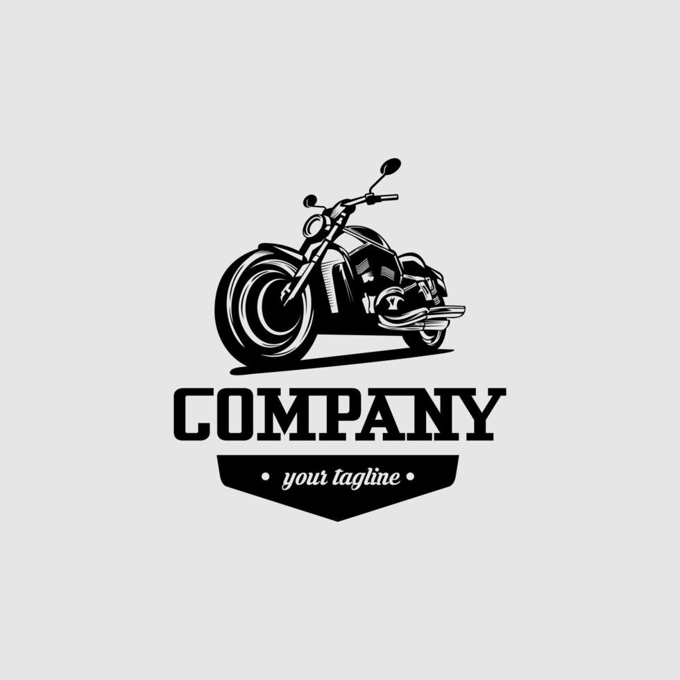 motorcykel logotyp grafisk inspiration vektor